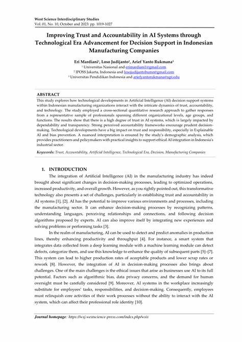 Improving Trust in AI Systems