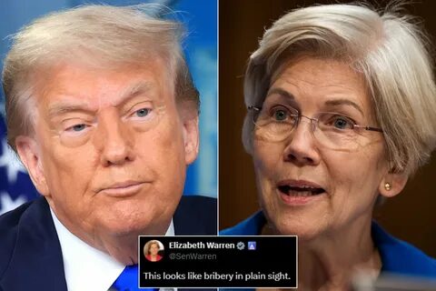 Elizabeth Warren Says Paramount’s Trump Lawsuit Settlement “Could 