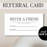 Simple referral cards to turn intros into meetings