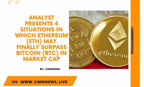 Ethereum (ETH) Might Finally Surpass Bitcoin (BTC) by Market Cap, Analyst Displays Four Scenarios - U.Today