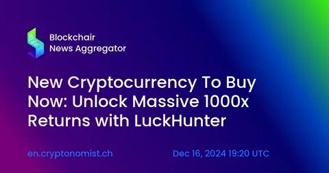 LuckHunter (LHUNT) is the Hottest Crypto Pick This Week: Discover 7 Altcoins For 500x Gains in 45 Days - ZyCrypto