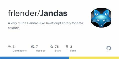 Jandas: A much Pandas-like JavaScript library for data science