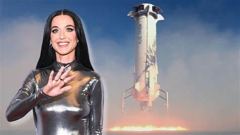Katy Perry fliegt mit Blue-Origin-Rakete von Jeff Bezos ins All