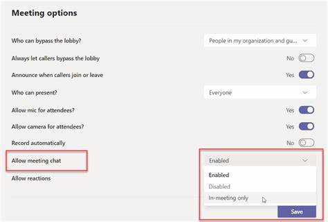 How to disable chat in Microsoft Teams meeting | Microsoft Community Hub