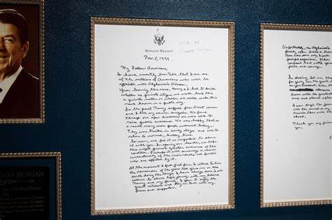 Reagan's Letter Announcing His Alzheimer's Diagnosis (1994)