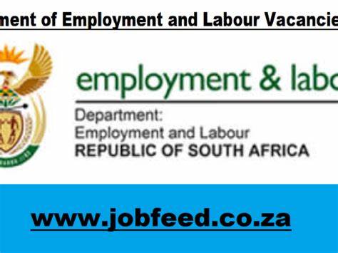 Jobs - Department of Employment and Labour