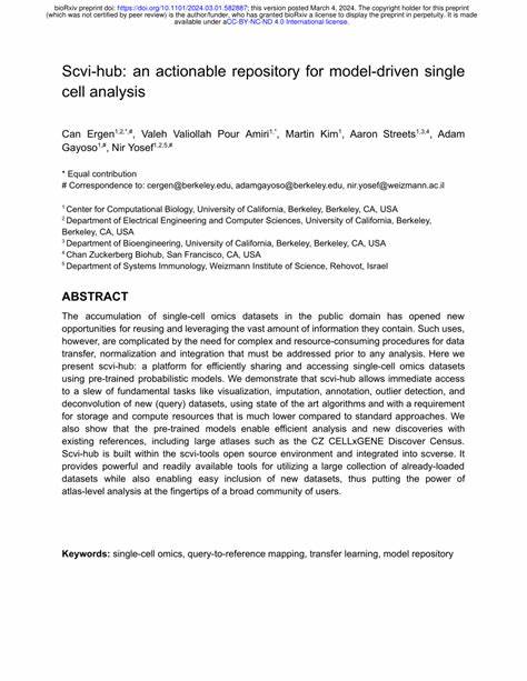 Scvi-hub: an actionable repository for model-driven single-cell analysis