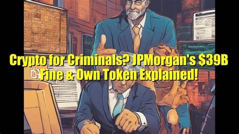 Crypto is for criminals? JPMorgan has been fined $39B and has its own token - Cointelegraph