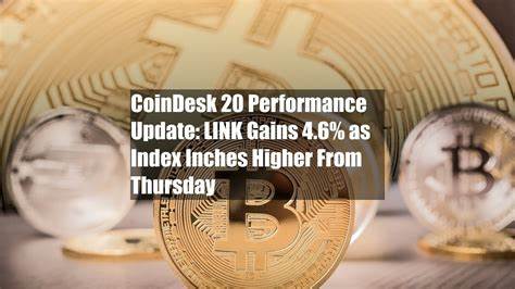 CoinDesk 20 Performance Update: SUI Gains 6.4% as Index Trades Higher