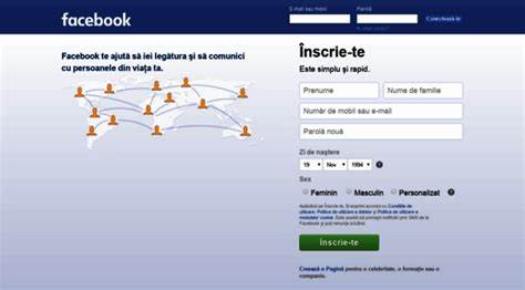 Conectează-te la Facebook