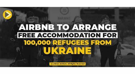 Airbnb to offer free housing to 100,000 Ukrainian refugees - The Guardian
