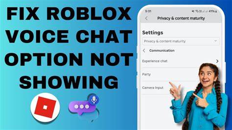 The option to enable voice chat isn't showing up for me - Roblox