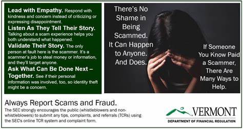 Avoid Scams and Frauds - Vermont Department of Financial Regulation