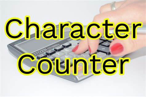 Show HN: Charcter Counter