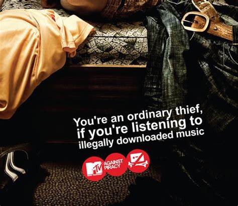 Anti-pirating ad music stolen (2012)