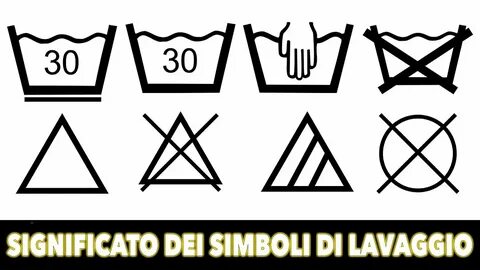 Cosa significa il triangolo sulle etichette dei vestiti?