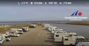Webcam Webcam am Strand und dem Wohnmobilstellplatz in Harlesiel 