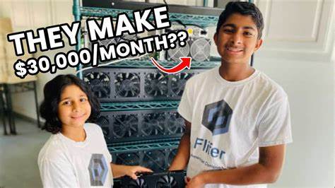 These 14- and 9-year-old siblings earn over $30,000 a month mining cryptocurrency - CNBC