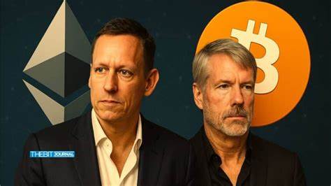  Peter Thiel vs. Michael Saylor: Who’s making the smarter crypto treasury bet? 