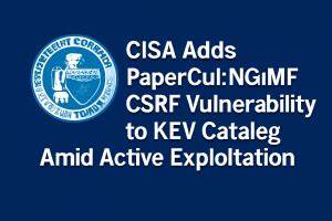 CISA Adds PaperCut NG/MF CSRF Vulnerability to KEV Catalog Amid Active Exploitation