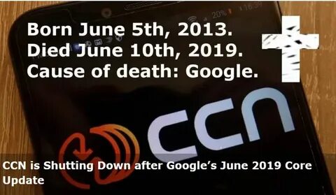 Crypto Media Site CCN Announces It’s Shutting Down After Latest Google Update - My Bitcoin