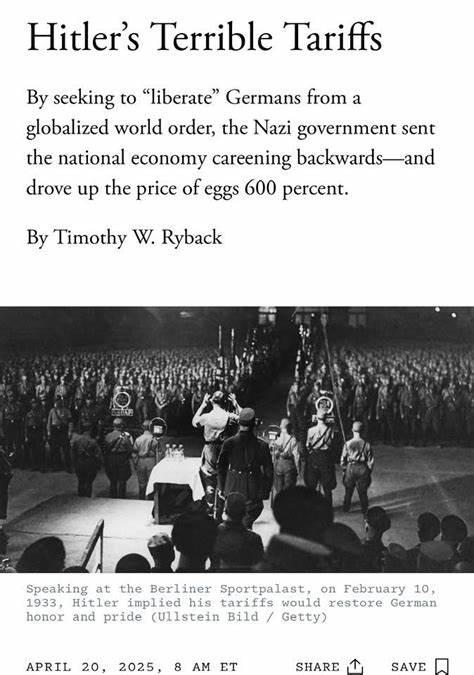 Hitler's Terrible Tariffs
