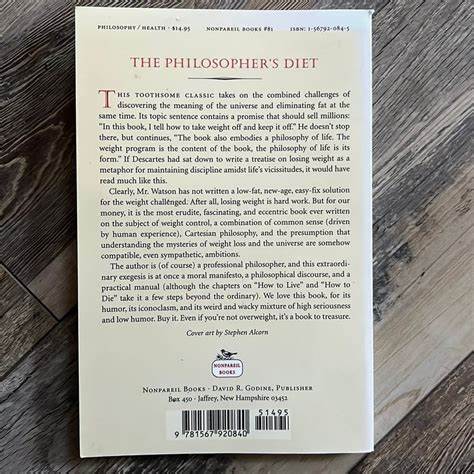 The Philosopher's Diet