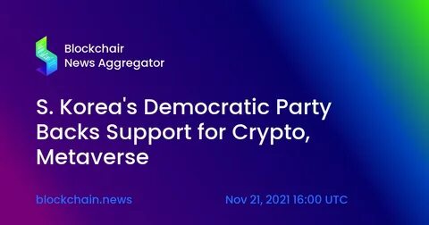 S Korean Democratic Party Teases Strategic Bitcoin Reserve Plans as Election Looms - TradingView