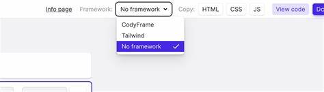 Framework Switch