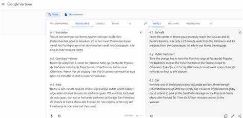 Efficiënt vertalen van Engelse teksten naar het Nederlands - google 