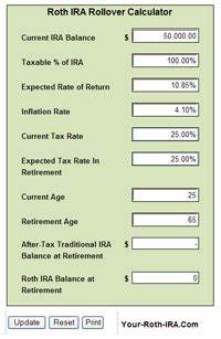 Rollover Calculator