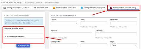 Creer un retour - Mondial Relay