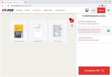 Compress PDF online. Same PDF quality less file size - iLovePDF