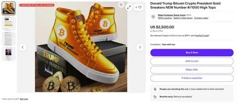 Watches, sneakers, coins: Donald Trump’s crypto-related ventures, by the numbers