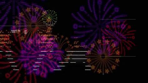 Show HN: ASCII Fireworks