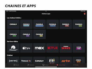 Application myCANAL TV PANASONIC TK-49FX555E - CommentCaMarche