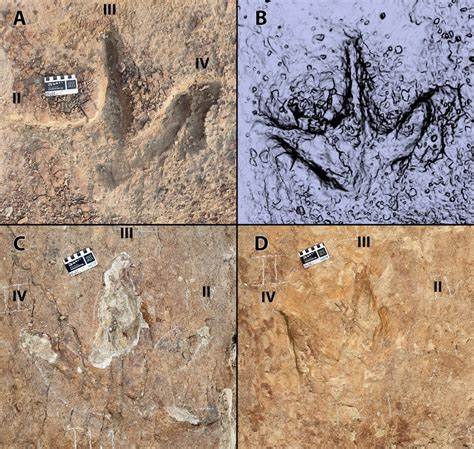 Dinosaurs roamed in multi-species herds, fossilized footprints show