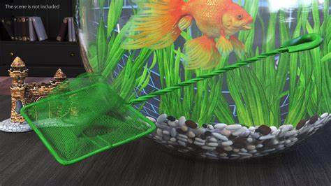 Tiny aquarium fish net 3D print
