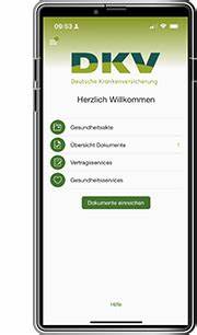 Online Services: Behandlung & Rechnung einreichen | DKV