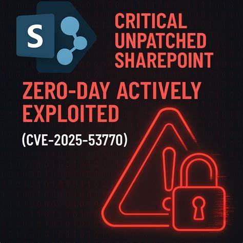 Critical Unpatched SharePoint Zero-Day Actively Exploited, Breaches 75+ Company Servers