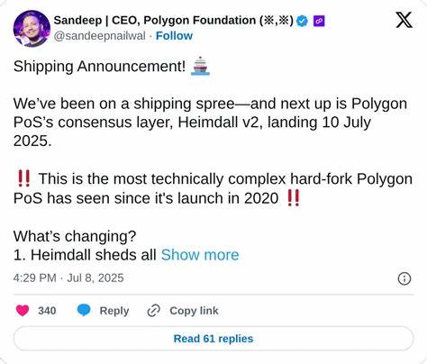 Polygon surges 10% ahead of Heimdall v2 upgrade