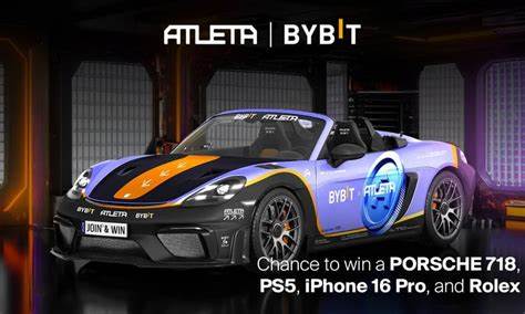 ATLETA and Bybit forge powerful partnership: a chance to win real Porsche, Rolex or iPhone