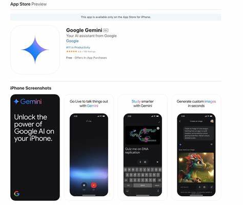 Google Gemini im App Store