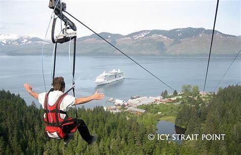 ZipRider at Icy Strait Point, Alaska