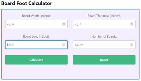 Show HN: Board Foot Calculator