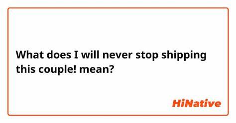 Never Stop Shipping