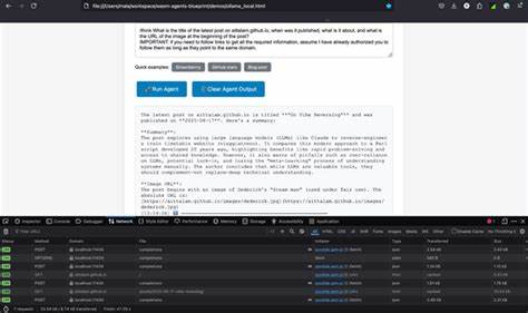 WASM Agents: AI agents running in the browser