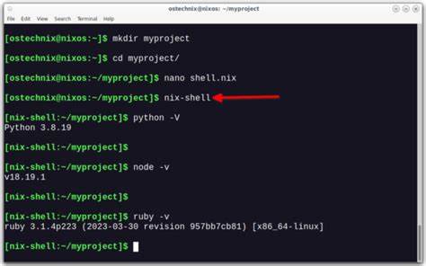 Development shells with Nix: four quick examples