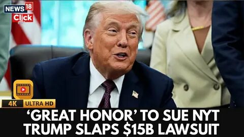 Trump Sues NYT for $15 Billion, Alleges Harm to Solana Meme Coin Project