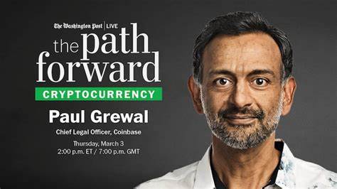 Paul Grewal Confirms Action in Cryptocurrency Market - Blockchain.News